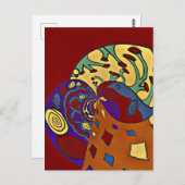 Aufblähen Postkarte (Vorne/Hinten)