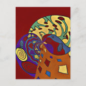 Aufblähen Postkarte (Vorderseite)