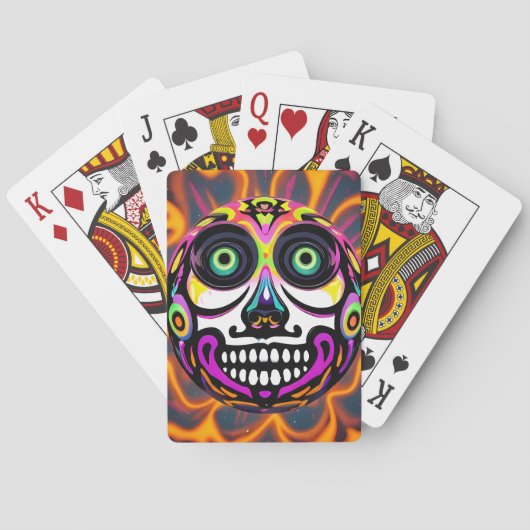 Aufblähende Todesrate Spielkarten (Rückseite)