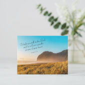 Aufblähung des Inspirationspalms 37:4 Postkarte (Stehend Vorderseite)