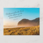 Aufblähung des Inspirationspalms 37:4 Postkarte (Vorderseite)