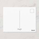 Aufblähung von grün-gelblich inspirierendem Text Postkarte (Rückseite)