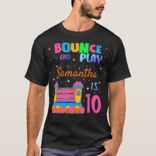 Aufblasbare Bounce House Jump Geburtstagsparty Gir T-Shirt