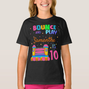 Aufblasbare Bounce House Jump Geburtstagsparty Gir T-Shirt