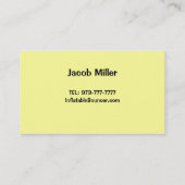 Aufblasbare Bouncer-Visitenkarten Visitenkarte (Rückseite)