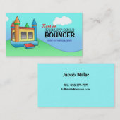 Aufblasbare Bouncer-Visitenkarten Visitenkarte (Vorne/Hinten)
