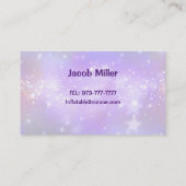 Aufblasbare Bouncer-Visitenkarten Visitenkarte (Rückseite)