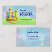Aufblasbare Bouncer-Visitenkarten Visitenkarte (Vorne/Hinten)
