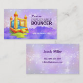 Aufblasbare Bouncer-Visitenkarten Visitenkarte (Vorne/Hinten)