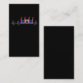 Aufblasbare Burg Heartbeat Burg Visitenkarte (Vorne/Hinten)