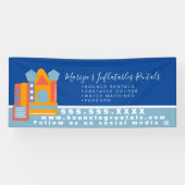 Aufblasbare Castell Jump House Bounce Party Rental Banner (Horizontal)