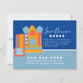 Aufblasbare Castell Jump House Bounce Party Rental Karte (Vorderseite)