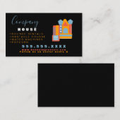 Aufblasbare Castell Jump House Bounce Party Rental Visitenkarte (Vorne/Hinten)