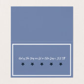 Aufblasbare Castell Jump House Bounce Party Rental Visitenkarten (Innenseite Aufgefaltet)