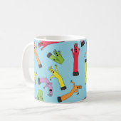 Aufblasbare Rohr-Mann-Tasse Kaffeetasse (Vorderseite Links)