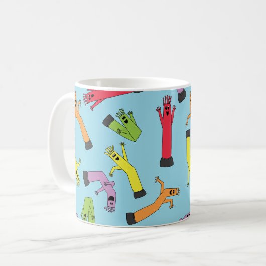 Aufblasbare Rohr-Mann-Tasse Kaffeetasse (Vorderseite Links)