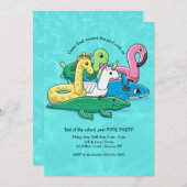 Aufblasbare Spielzeuge Einladung (Vorne/Hinten)