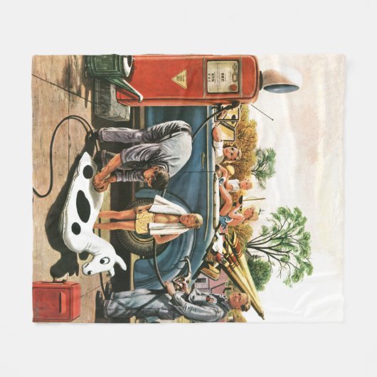 Aufblasbares Beach Toy Fleecedecke (Vorderseite (Horizontal))