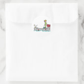 Aufblasbares Gummi Dinghy Runder Aufkleber (Tasche)