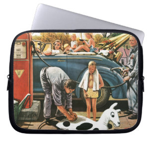 Aufblasen des Strand-Spielzeugs Laptopschutzhülle