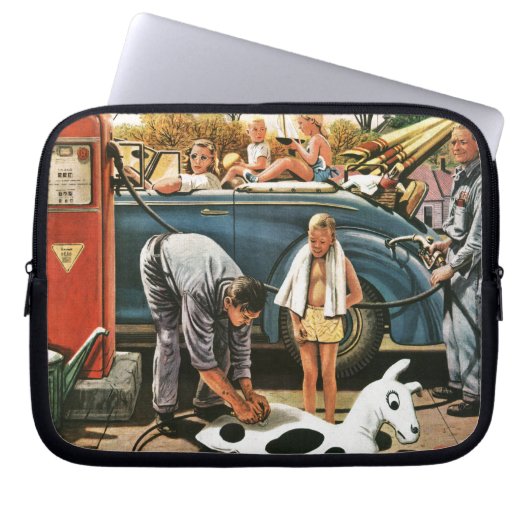 Aufblasen des Strand-Spielzeugs Laptopschutzhülle (Vorderseite)