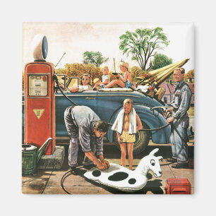 Aufblasen des Strand-Spielzeugs Magnet