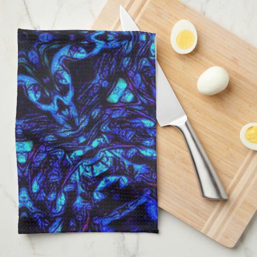 aufblasen geschirrtuch (Viertel Falte)