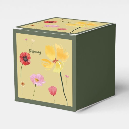 Aufblühend Geschenkschachtel (Vorderseite)