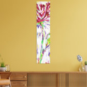 Aufblühende Blume Leinwanddruck (Insitu (Wohnzimmer))