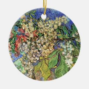 Aufblühende Kastanienzweige von Vincent van Gogh Keramik Ornament