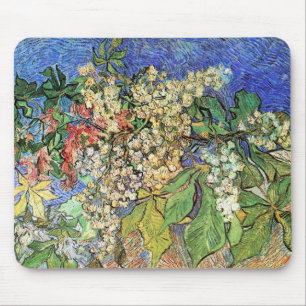Aufblühende Kastanienzweige von Vincent van Gogh Mousepad