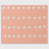 Aufblühende Rose - Geburtstagsgeschenk Geschenkpapier (Flach)