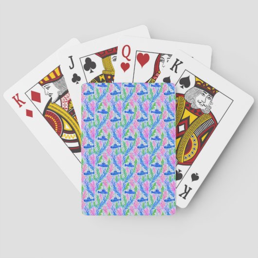 Aufblühende Spielkarten (Rückseite)
