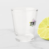 Aufblühender Ace-Stolz Schnapsglas (Links)