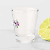Aufblühender Ace-Stolz Schnapsglas (Rechts)