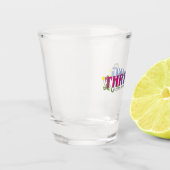 Aufblühender Bi-Stolz Schnapsglas (Links)