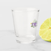 Aufblühender Genderqueerer Stolz Schnapsglas (Links)
