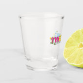 Aufblühender Pan-Stolz Schnapsglas (Links)