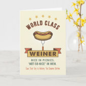 Aufbrechen der Ermutigung, Weltklasse Weiner Karte (Gelbe Blume)