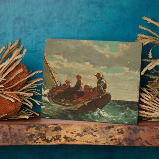 Aufbrechen (ein fairer Wind) 1873-76 Fotoplatte (Seite)