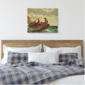 Aufbrechen (ein fairer Wind) 1873-76 Leinwanddruck (Insitu (Schlafzimmer))