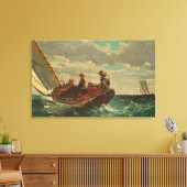 Aufbrechen (ein fairer Wind) 1873-76 Leinwanddruck (Insitu (Wohnzimmer))