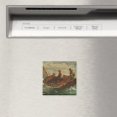Aufbrechen (ein fairer Wind) 1873-76 Magnet (In Situ (Geschirrspüler))