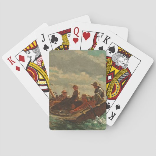 Aufbrechen (ein fairer Wind) 1873-76 Spielkarten (Rückseite)