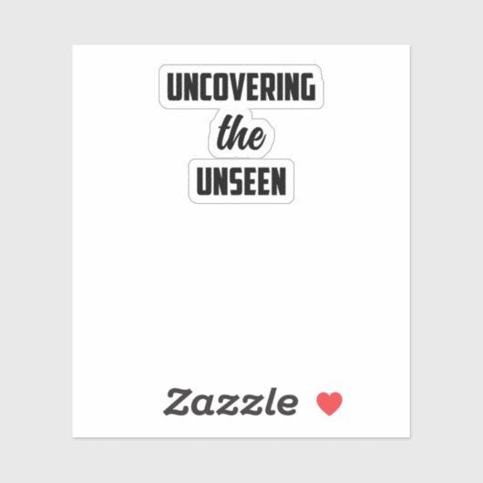 Aufdecken der Unsichtbaren: Mystery Solver Detecti Aufkleber (Blatt)