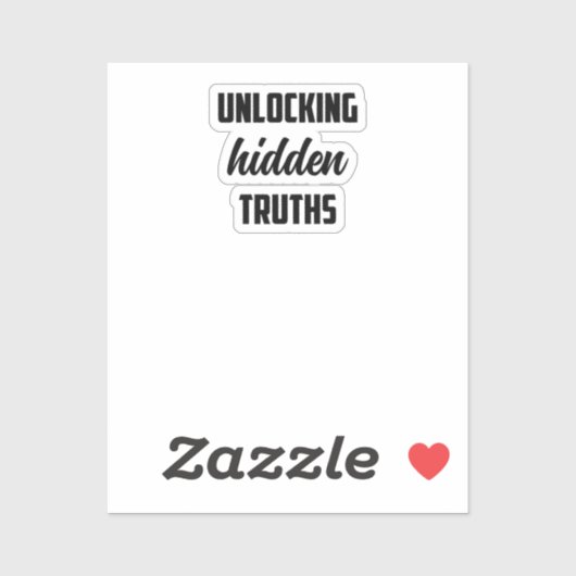 Aufdecken versteckter Wahrheiten: Untersuchung des Aufkleber (Blatt)