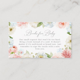 Aufdeckende Blumenbücher für die Babykarte Begleitkarte