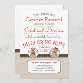 Aufdeckende Einladung von Nuts oder No Nuts (Vorne/Hinten)