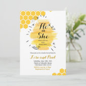 Aufdeckung der Bienengeschlechtsreife Einladung (Stehend Vorderseite)