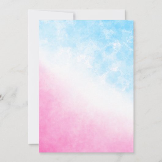 Aufdeckung der Einladung eines Elefantengeschlecht (Rückseite)